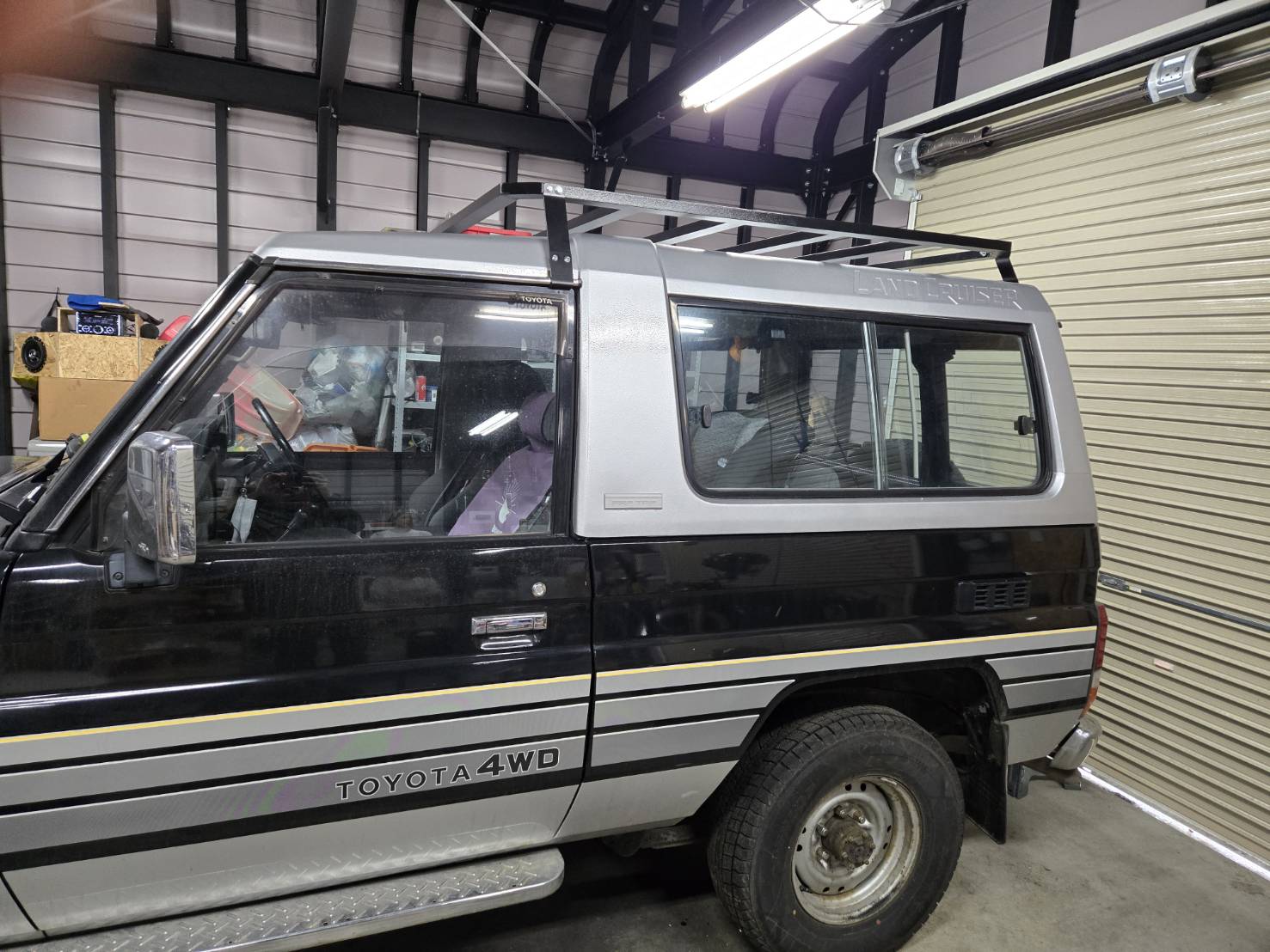 ランドクルーザーBJ74　オーダールーフラック作成
