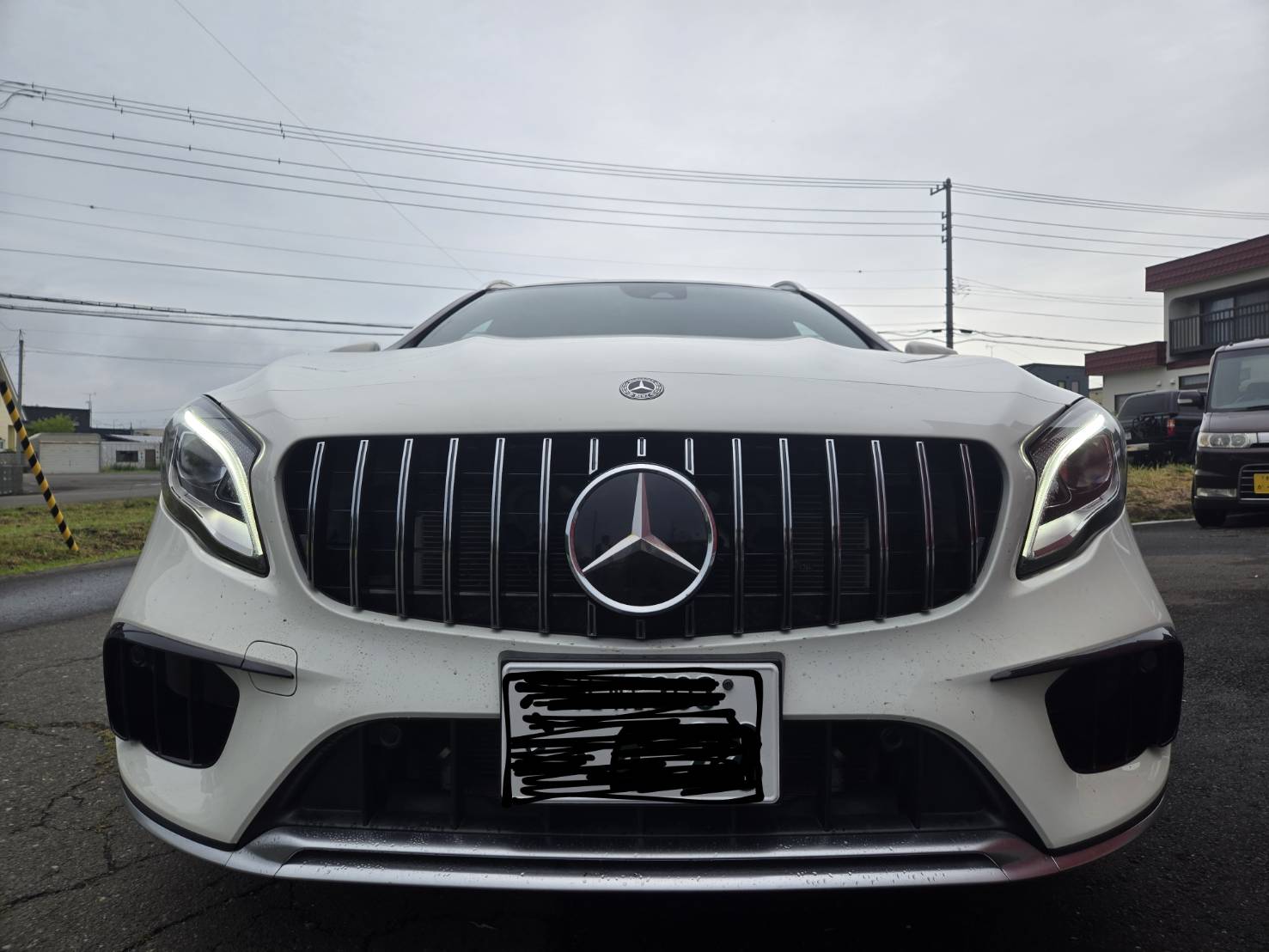 メルセデス GLC 社外グリル交換