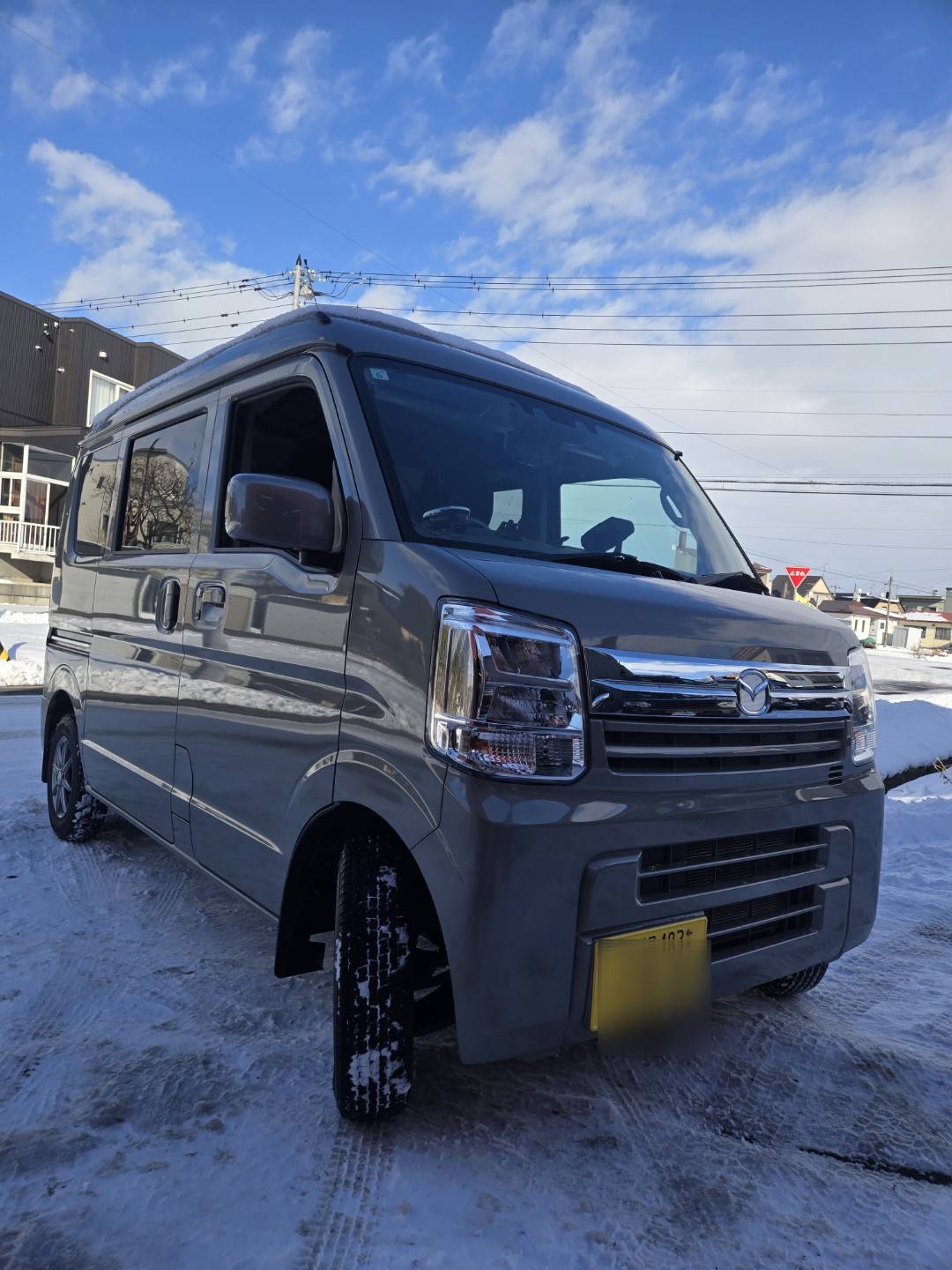 マツダ　スクラムワゴン　ECO FLOW オルタネーターチャージャー 取り付け