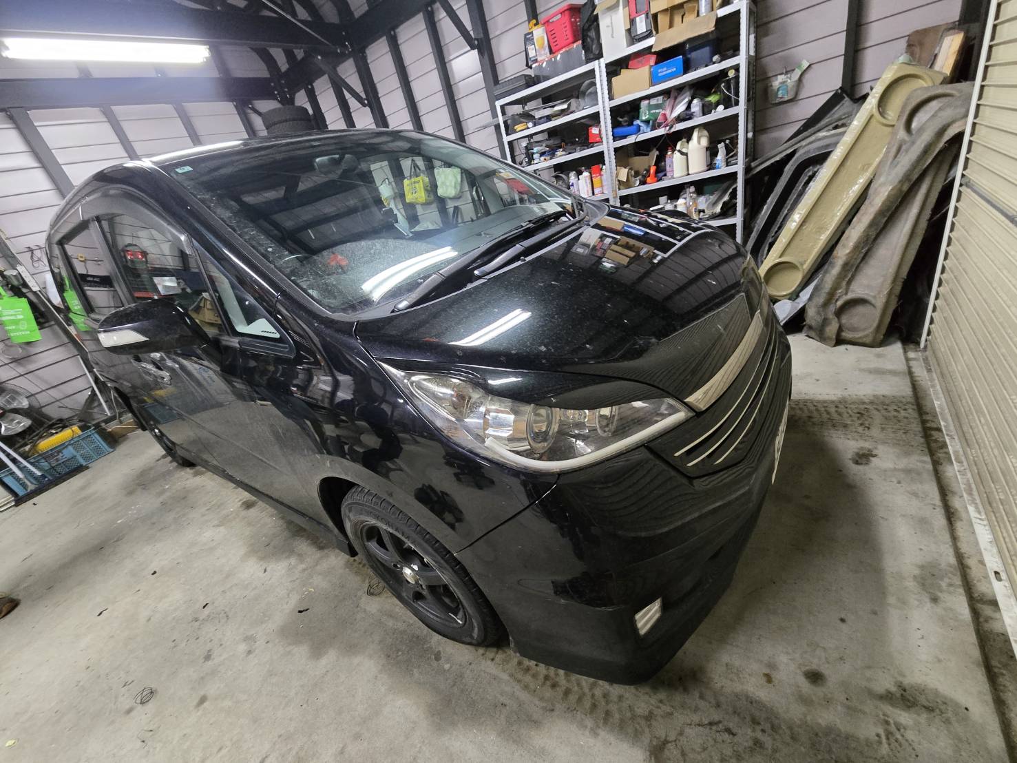 ホンダ　ステップワゴン　 KENWOOD　ディスプレイオーディオ VE-AUDIO　プレミアムオンダッシュスピーカー取り付け