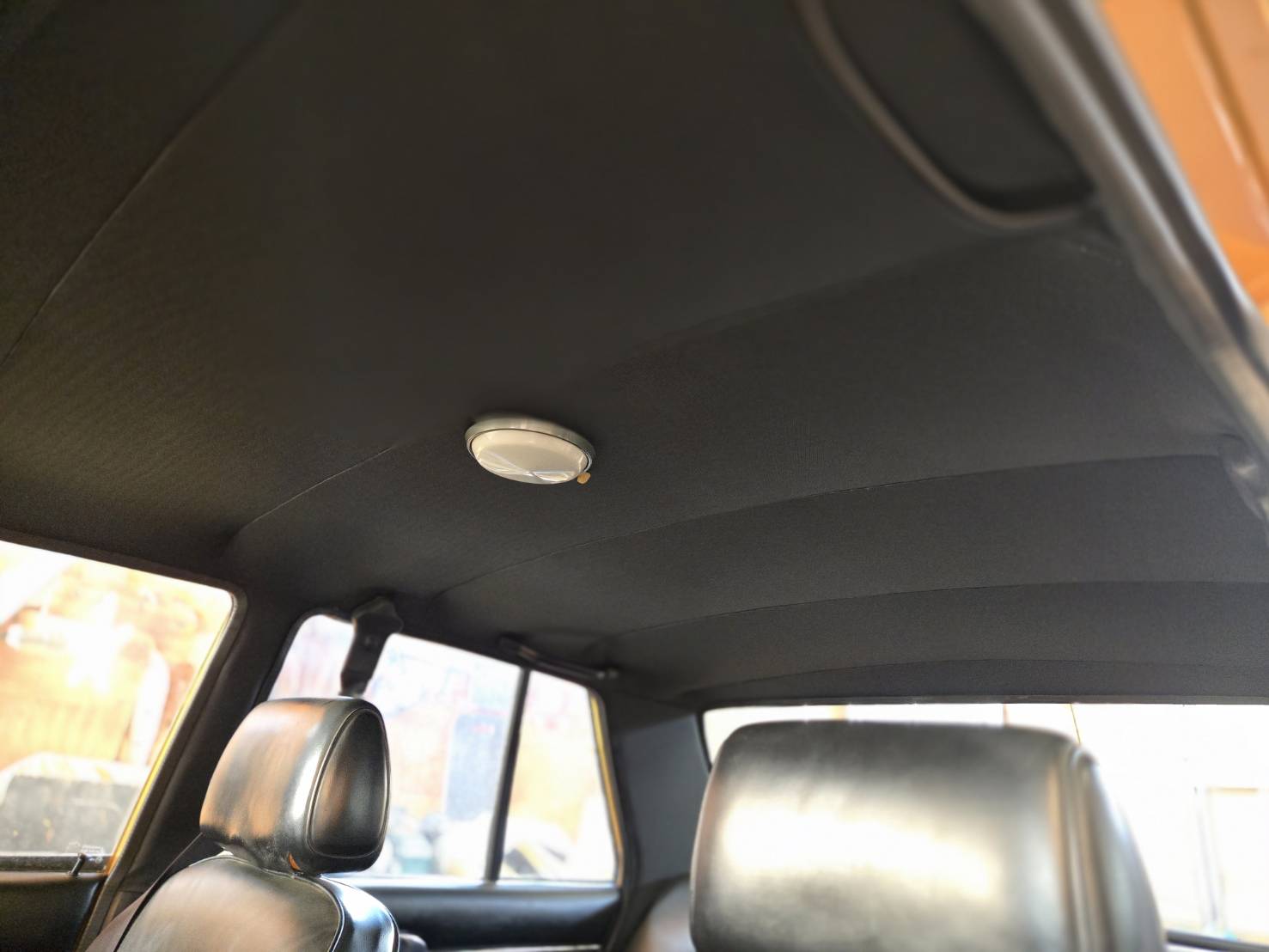 ハコスカ　天張り　サンバイザー　ピラー 生地張り替え