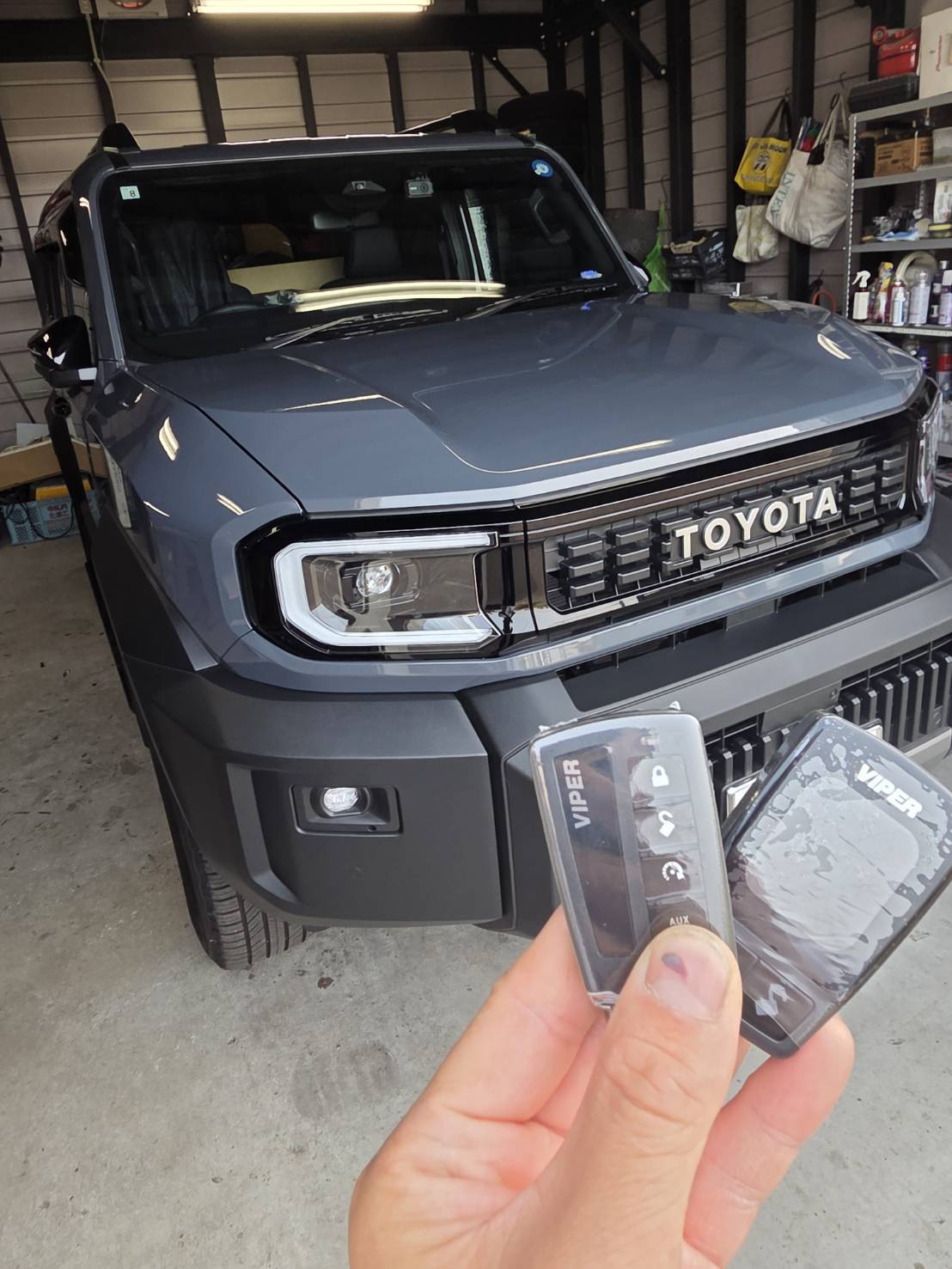 トヨタ　ランドクルーザーFJ VIPERセキュリティ取り付け